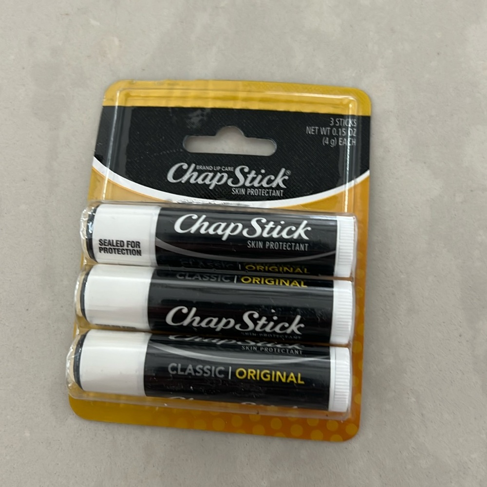 Chapstick New Sealed 3 pack
